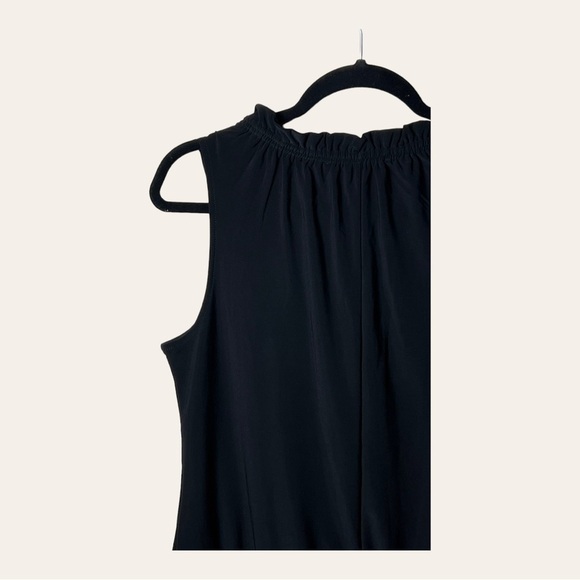 0758. WHITE HOUSE BLACK MARKET SLEEVELESS TOP SIZE SMALL BLACK/WHITE - Picture 11 of 12